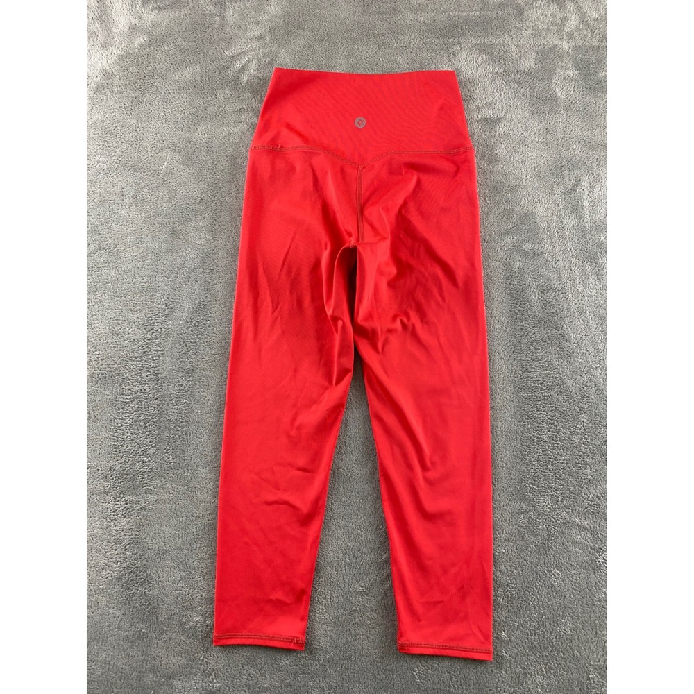 Papaya Active Womens Red High Waisted Cropped Leggings Size S PP5120 Athletic - Picture 15 of 16